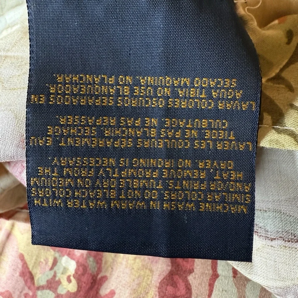 Vintage RALPH LAUREN 4 Pc. Curated King Sheet Set Guinevere/Sussex Gardens *READ